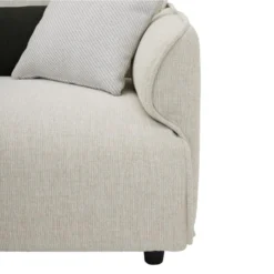 Canapé D'angle Droit En Tissu Beige DAMACA -Promos Chesteris Boutique canape 14455679