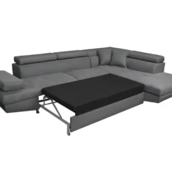 Canapé D'angle RIO Convertible Avec Coffre En Microfibre - Angle Droit, Gris 14 Canapé D'angle RIO Convertible Avec Coffre En Microfibre - Angle Droit, Gris -Promos Chesteris Boutique canape 14641183