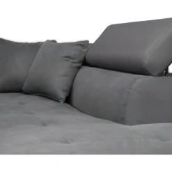 Canapé D'angle RIO Convertible Avec Coffre En Microfibre - Angle Droit, Gris 17 Canapé D'angle RIO Convertible Avec Coffre En Microfibre - Angle Droit, Gris -Promos Chesteris Boutique canape 14641189