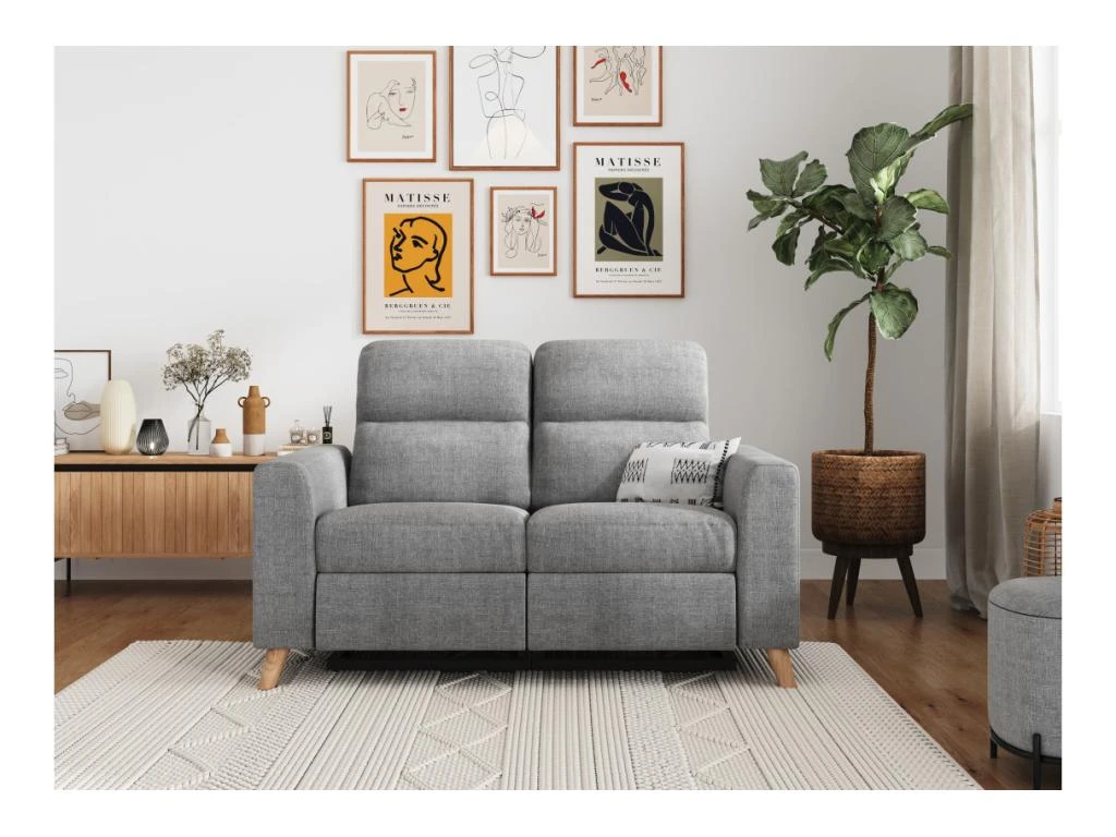 Canapé De Relaxation 2 Places BERTIE Style Scandinave 2 Canapé De Relaxation 2 Places BERTIE Style Scandinave – Image 2