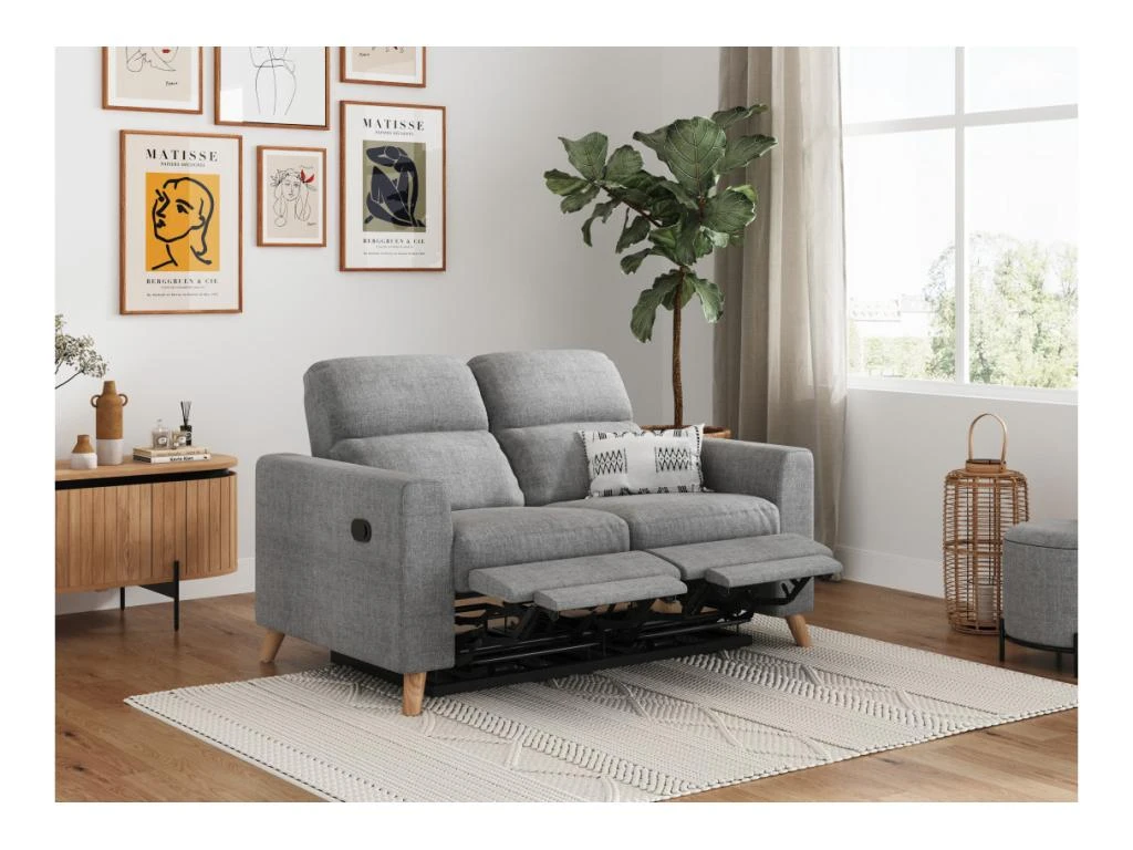 Canapé De Relaxation 2 Places BERTIE Style Scandinave 3 Canapé De Relaxation 2 Places BERTIE Style Scandinave – Image 3