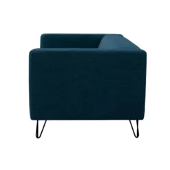 Canapé Fixe SERENA 2 Places En Tissu Avec Pieds épingles - Bleu Pétrole -Promos Chesteris Boutique canape 14644291