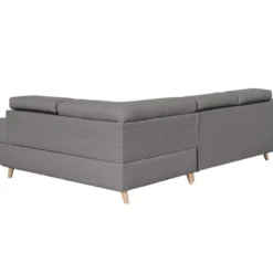 Canapé D'angle Droit Convertible RIO Scandinave Avec Coffre En Tissu - Gris Clair, Pieds Bois 17 Canapé D'angle Droit Convertible RIO Scandinave Avec Coffre En Tissu - Gris Clair, Pieds Bois -Promos Chesteris Boutique canape 14645689