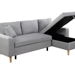 Canapé D'Angle Scandinave Réversible Convertible Avec Coffre En Tissu 15 Canapé D'Angle Scandinave Réversible Convertible Avec Coffre En Tissu -Promos Chesteris Boutique canape 14646433
