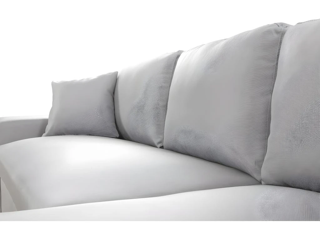 Canapé D'Angle Scandinave Réversible Convertible Avec Coffre En Tissu 9 Canapé D'Angle Scandinave Réversible Convertible Avec Coffre En Tissu – Image 9