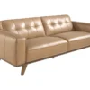 Canapé 3 Places En Cuir Couleur Sable 6120 ANGEL CERDA