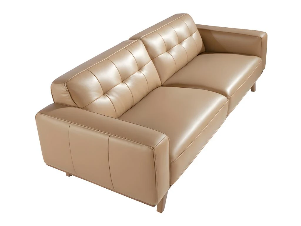 Canapé 3 Places En Cuir Couleur Sable 6120 ANGEL CERDA 7 Canapé 3 Places En Cuir Couleur Sable 6120 ANGEL CERDA – Image 7
