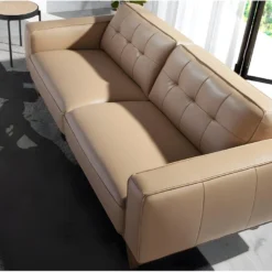 Canapé 3 Places En Cuir Couleur Sable 6120 ANGEL CERDA 18 Canapé 3 Places En Cuir Couleur Sable 6120 ANGEL CERDA -Promos Chesteris Boutique canape 14719733