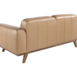 Canapé 2 Places En Cuir Couleur Sable 6119 ANGEL CERDA -Promos Chesteris Boutique canape 14719861