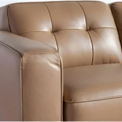 Canapé 2 Places En Cuir Couleur Sable 6119 ANGEL CERDA -Promos Chesteris Boutique canape 14719865