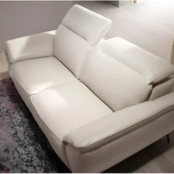 Canapé 2 Places En Cuir Gris Taupe 6131 ANGEL CERDA 15 Canapé 2 Places En Cuir Gris Taupe 6131 ANGEL CERDA -Promos Chesteris Boutique canape 14720035