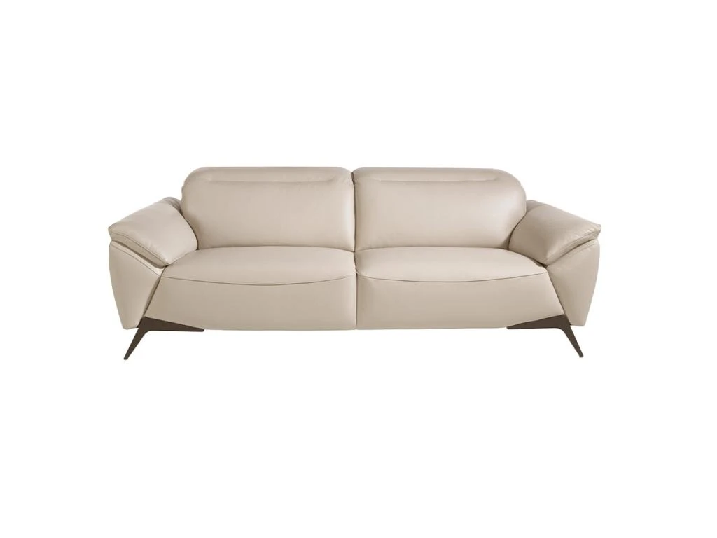 Canapé 3 Places En Cuir Gris Taupe 6132 ANGEL CERDA 2 Canapé 3 Places En Cuir Gris Taupe 6132 ANGEL CERDA – Image 2