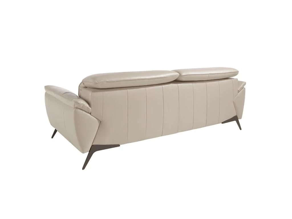 Canapé 3 Places En Cuir Gris Taupe 6132 ANGEL CERDA 6 Canapé 3 Places En Cuir Gris Taupe 6132 ANGEL CERDA – Image 6