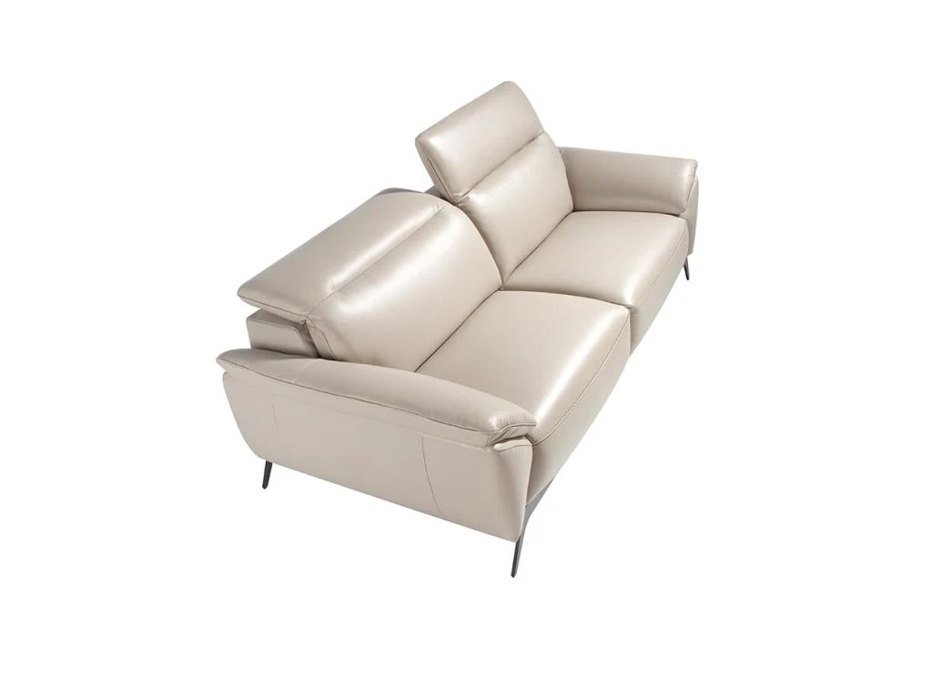 Canapé 3 Places En Cuir Gris Taupe 6132 ANGEL CERDA 7 Canapé 3 Places En Cuir Gris Taupe 6132 ANGEL CERDA – Image 7