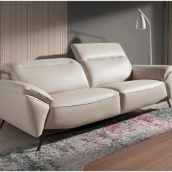 Canapé 3 Places En Cuir Gris Taupe 6132 ANGEL CERDA 15 Canapé 3 Places En Cuir Gris Taupe 6132 ANGEL CERDA -Promos Chesteris Boutique canape 14720115