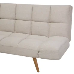 Canapé Convertible 3 Places En Tissu Beige INGARO -Promos Chesteris Boutique canape 14826395