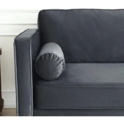 Nalha Gris Foncé Velours 3p 12 Nalha Gris Foncé Velours 3p -Promos Chesteris Boutique canape 15007905