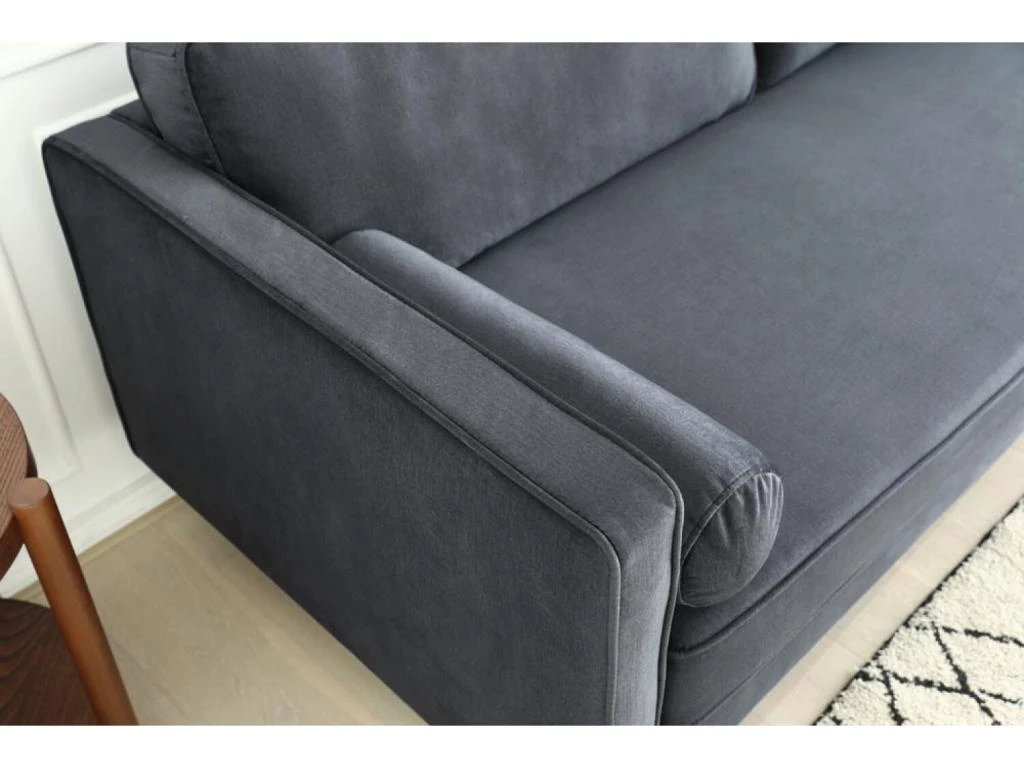 Nalha Gris Foncé Velours 3p 8 Nalha Gris Foncé Velours 3p – Image 8