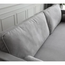 Nalha Gris Clair 3p Velours 15 Nalha Gris Clair 3p Velours -Promos Chesteris Boutique canape 15007931