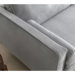 Nalha Gris Clair 3p Velours 16 Nalha Gris Clair 3p Velours -Promos Chesteris Boutique canape 15007933