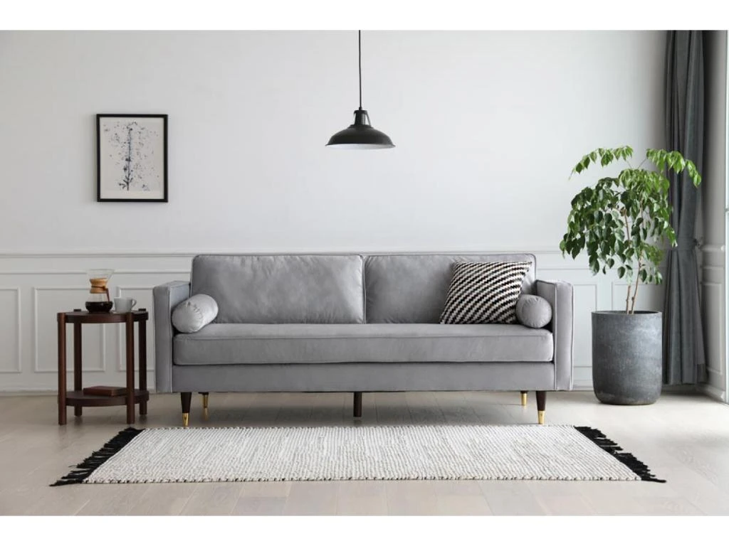 Nalha Gris Clair 3p Velours 8 Nalha Gris Clair 3p Velours – Image 8