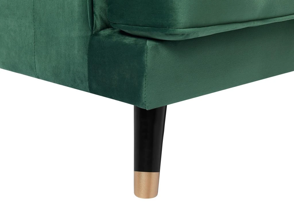 Canapé 3 Places En Velours Vert Sapin CAMBO 5 Canapé 3 Places En Velours Vert Sapin CAMBO – Image 5
