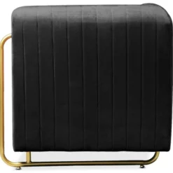 Canapé 2 Places Art Déco Edward Cadre En Métal Doré Et Velours Noir 8 Canapé 2 Places Art Déco Edward Cadre En Métal Doré Et Velours Noir -Promos Chesteris Boutique canape 15793097