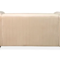 Canapé 2 Places Art Déco Edward Cadre En Métal Doré Et Velours Taupe Clair 7 Canapé 2 Places Art Déco Edward Cadre En Métal Doré Et Velours Taupe Clair -Promos Chesteris Boutique canape 15793135