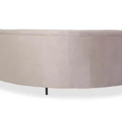 Canapé 3 Places Inoui Velours Taupe Et Pieds Or -Promos Chesteris Boutique canape 15892349