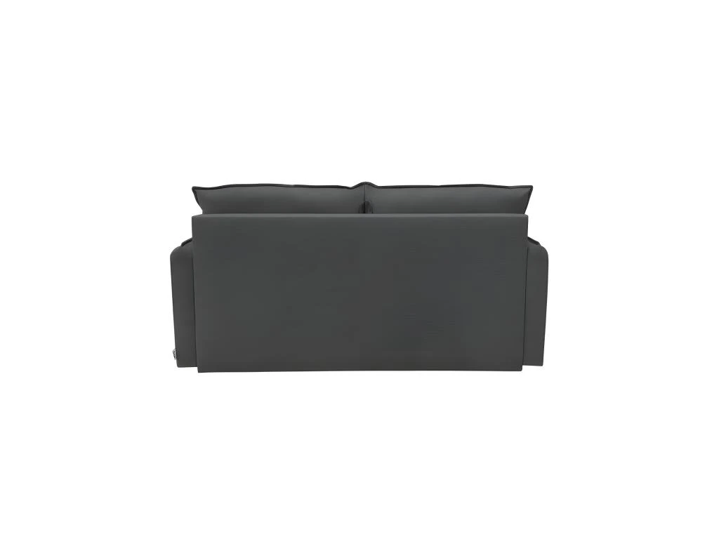OLLIE Canapé Convertible 3 Places Noir Matelas Dunlopillo 140cm 6 OLLIE Canapé Convertible 3 Places Noir Matelas Dunlopillo 140cm – Image 6