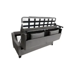 IMPALA BD Canapé Convertible 3 Places Taupe Matelas Simmons 140cm -Promos Chesteris Boutique canape 15902069