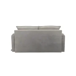 OLLIE Canapé Convertible 3 Places Taupe Matelas Dunlopillo 140cm -Promos Chesteris Boutique canape 15902713