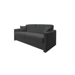 XENON Canapé Convertible 3 Places Noir Matelas Dunlopillo 140cm -Promos Chesteris Boutique canape 15902727