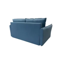 OLLIE Canapé Convertible 3 Places Bleu Matelas Dunlopillo 140cm -Promos Chesteris Boutique canape 15902891