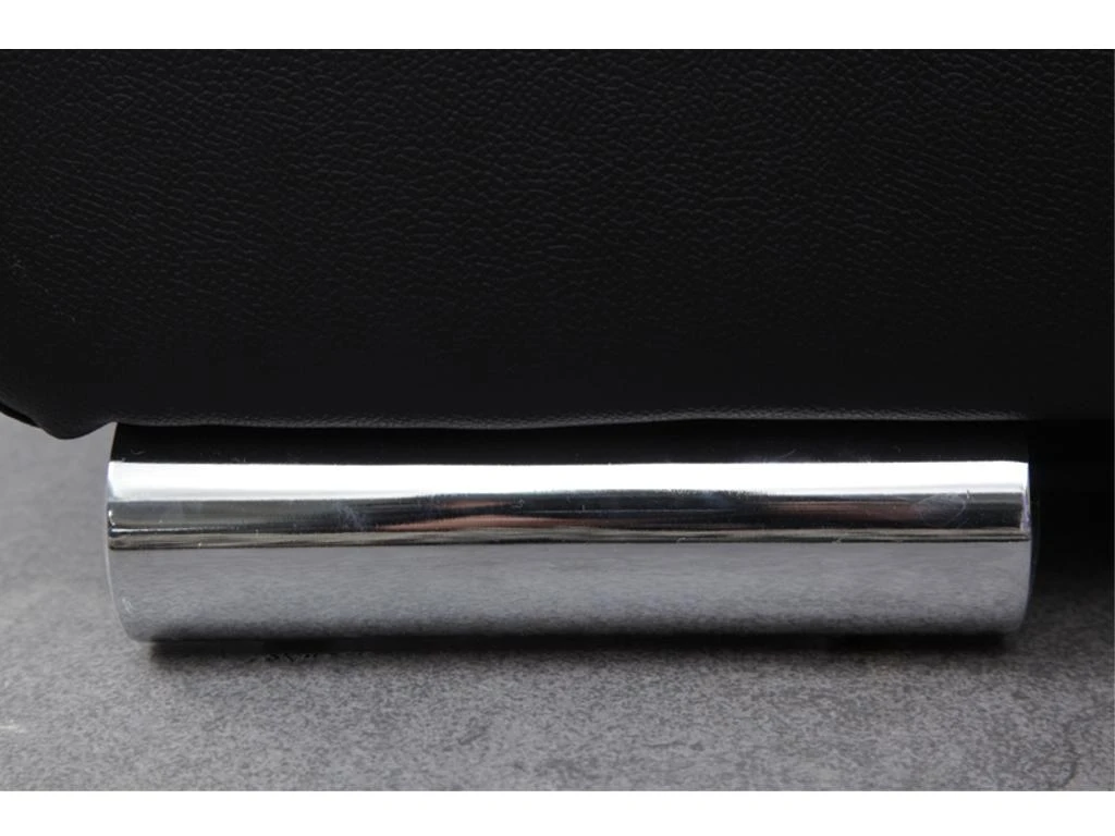 Canapé 2 Places En Cuir THIBAULT - Noir 5 Canapé 2 Places En Cuir THIBAULT - Noir – Image 5