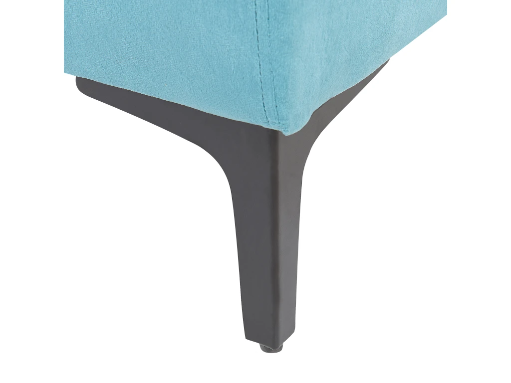 Canapé 3 Places En Velours Bleu Clair VADSTENA 10 Canapé 3 Places En Velours Bleu Clair VADSTENA – Image 10