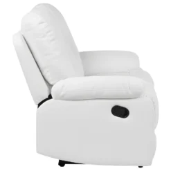 Canapé 2 Places En Cuir PU Blanc Avec Position Réglable BERGEN -Promos Chesteris Boutique canape 16187041