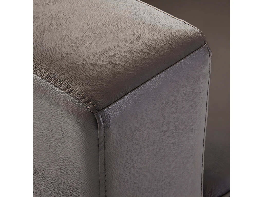 Canapé 3 Places En Cuir Marron HELSINKI 7 Canapé 3 Places En Cuir Marron HELSINKI – Image 7