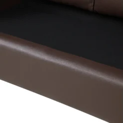 Canapé 3 Places En Cuir Marron HELSINKI 17 Canapé 3 Places En Cuir Marron HELSINKI -Promos Chesteris Boutique canape 16420603