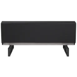 Canapé Convertible 3 Places En Cuir PU Noir DERBY PETIT -Promos Chesteris Boutique canape 16651401