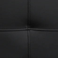 Canapé Convertible 3 Places En Cuir PU Noir DERBY PETIT -Promos Chesteris Boutique canape 16651409