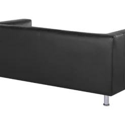 Canapé 3 Places En Cuir PU Noir FLORO 12 Canapé 3 Places En Cuir PU Noir FLORO -Promos Chesteris Boutique canape 16658369