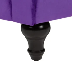 Canapé 3 Places En Velours Violet CHESTERFIELD -Promos Chesteris Boutique canape 16659039