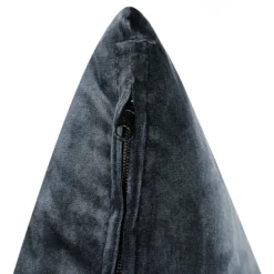 Canapé Moderne En Velours Noir D'Angle Gauche Pieds En Bois D'Eucalyptus Grena -Promos Chesteris Boutique canape 16662751