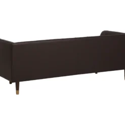 Canapé 3 Places En Cuir Marron BYSKE -Promos Chesteris Boutique canape 16662969