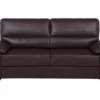 Canapé 3 Places En Cuir PU Marron VOGAR