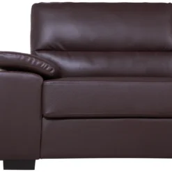 Canapé 3 Places En Cuir PU Marron VOGAR 15 Canapé 3 Places En Cuir PU Marron VOGAR -Promos Chesteris Boutique canape 16664587