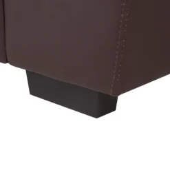 Canapé 3 Places En Cuir PU Marron VOGAR 18 Canapé 3 Places En Cuir PU Marron VOGAR -Promos Chesteris Boutique canape 16664593