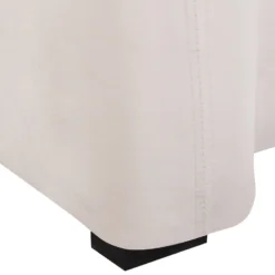 Canapé 3 Places En Velours Blanc VELTADA -Promos Chesteris Boutique canape 16664755