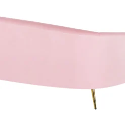 Canapé Incurvée 4 Places En Velours Rose MOSS 17 Canapé Incurvée 4 Places En Velours Rose MOSS -Promos Chesteris Boutique canape 16664975